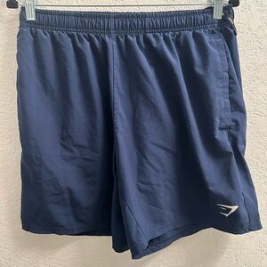 Men's Navy Blue Athletic Shorts